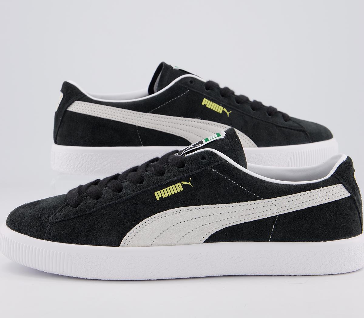 Puma Suede Vintage Trainers Puma Black Puma White - His trainers