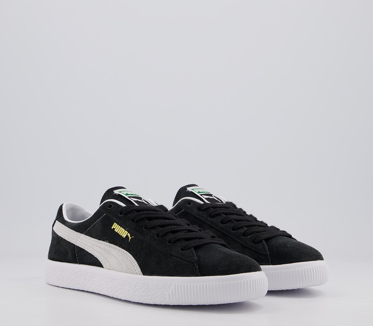 Puma Suede Vintage Trainers Puma Black Puma White - His trainers