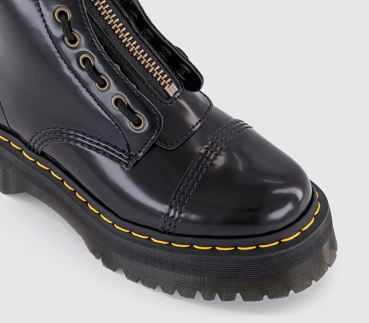 Dr.Martens SINCLAIR UK8 黒 厚底 8ホール - 靴