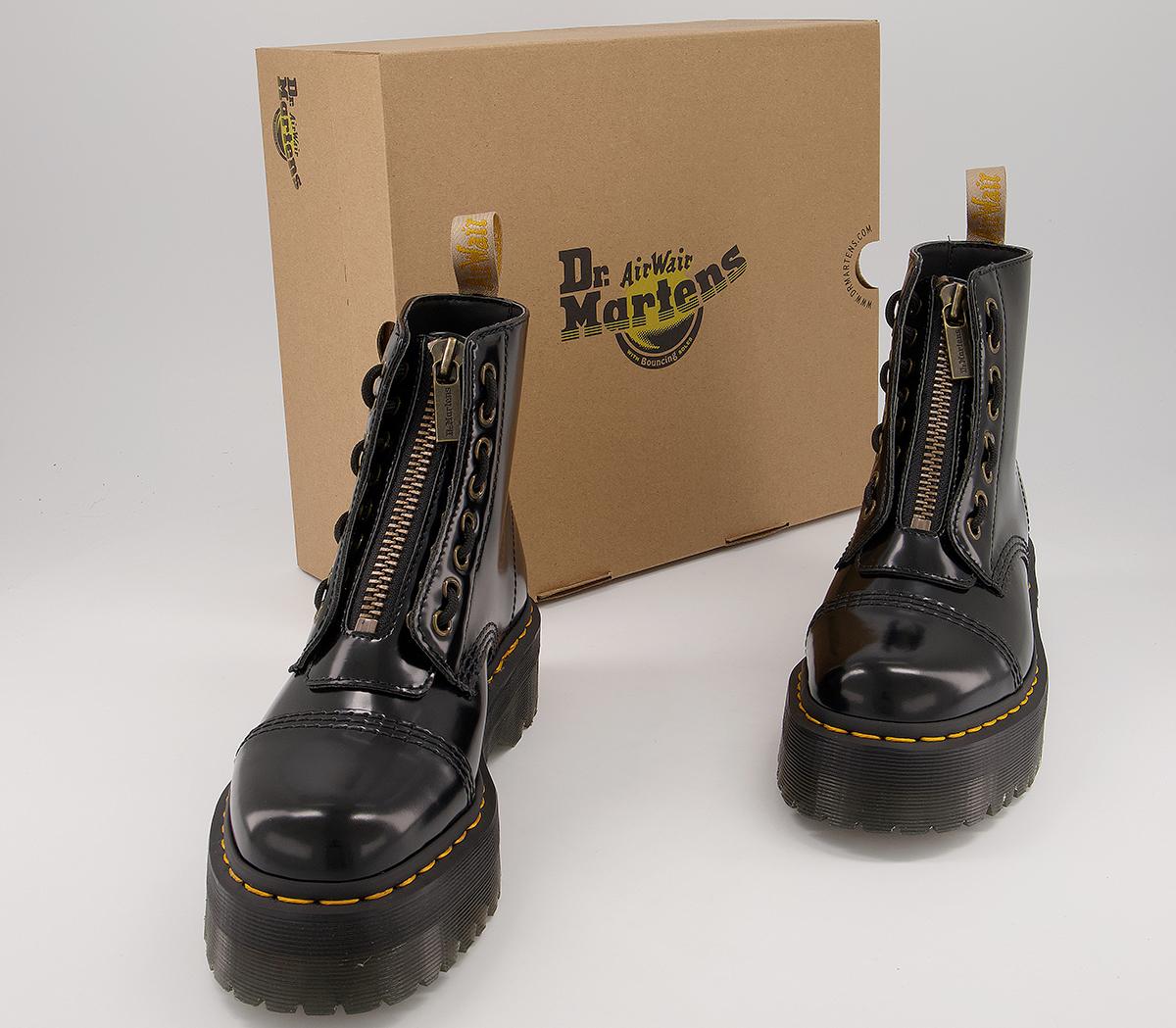 doc marten vegan platform boots