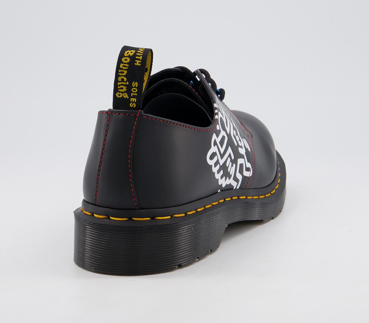 keith haring 1461 printed leather oxford shoes