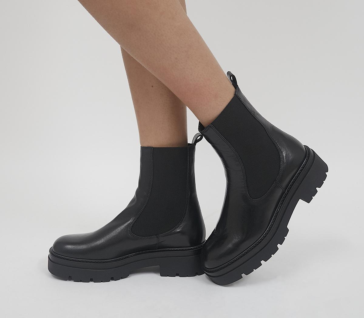 chunky chelsea boots womens