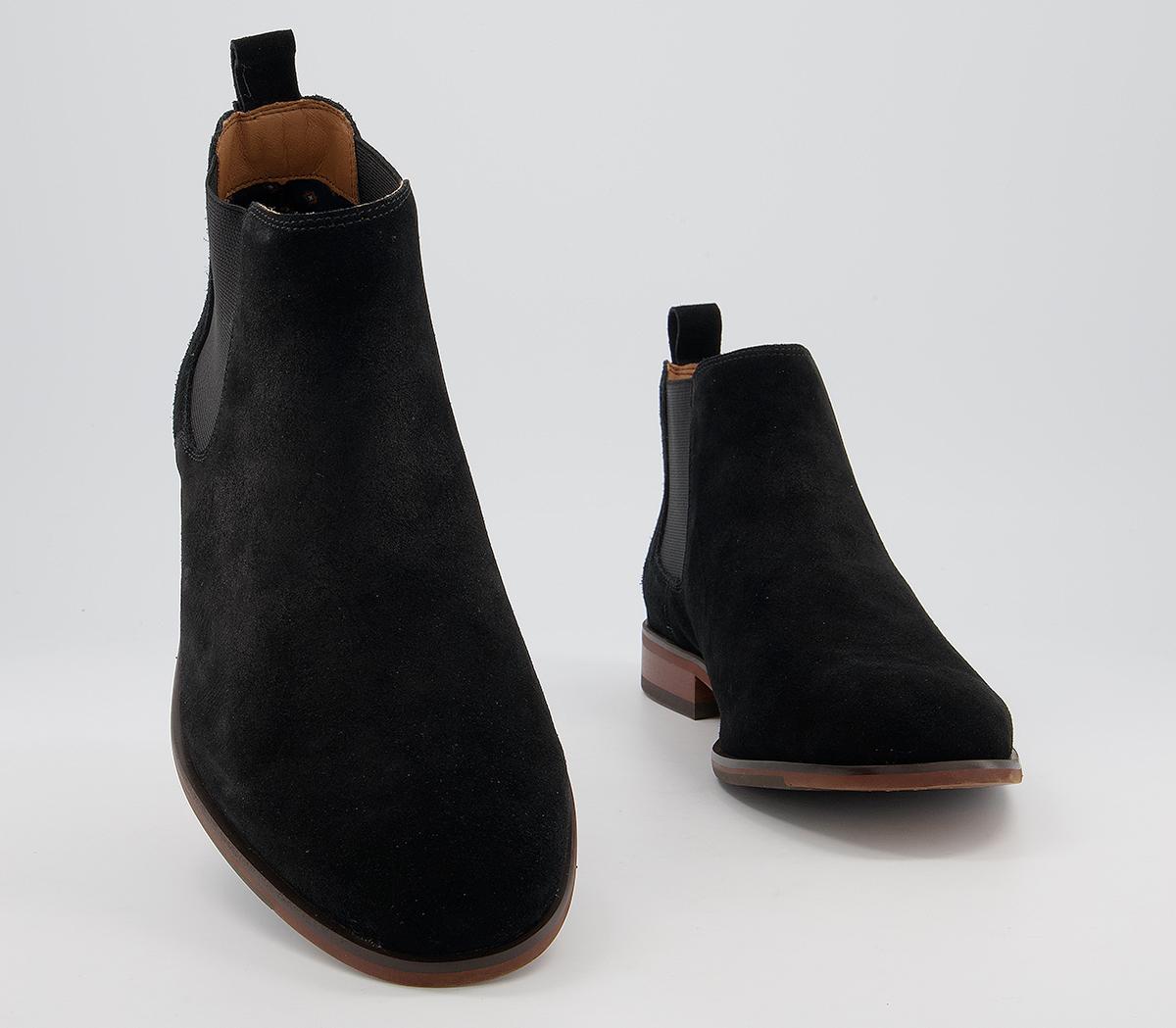 Office Barkley 2 Chelsea Boots Black Suede - Boots