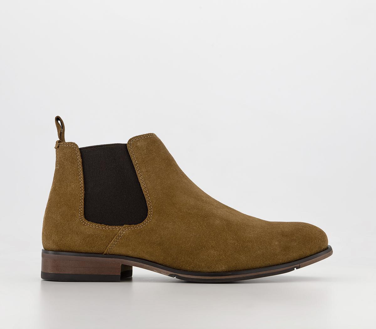 Office Barkley 2 Chelsea Boots Tan Suede - Men’s Boots