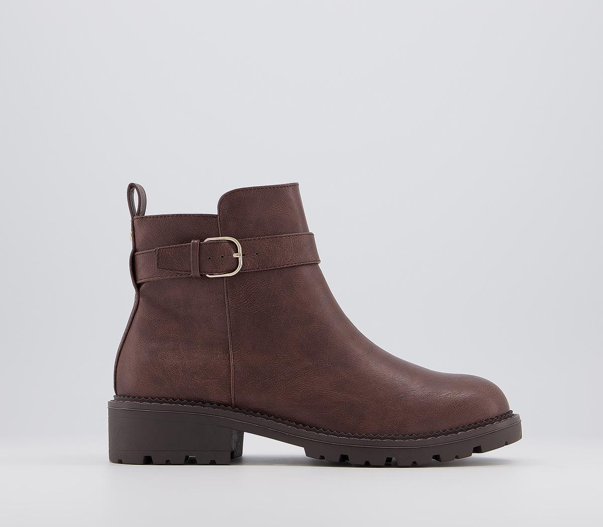 Announce Casual Buckle Ankle Boots Announce Casual Buckle Ankle Boots
