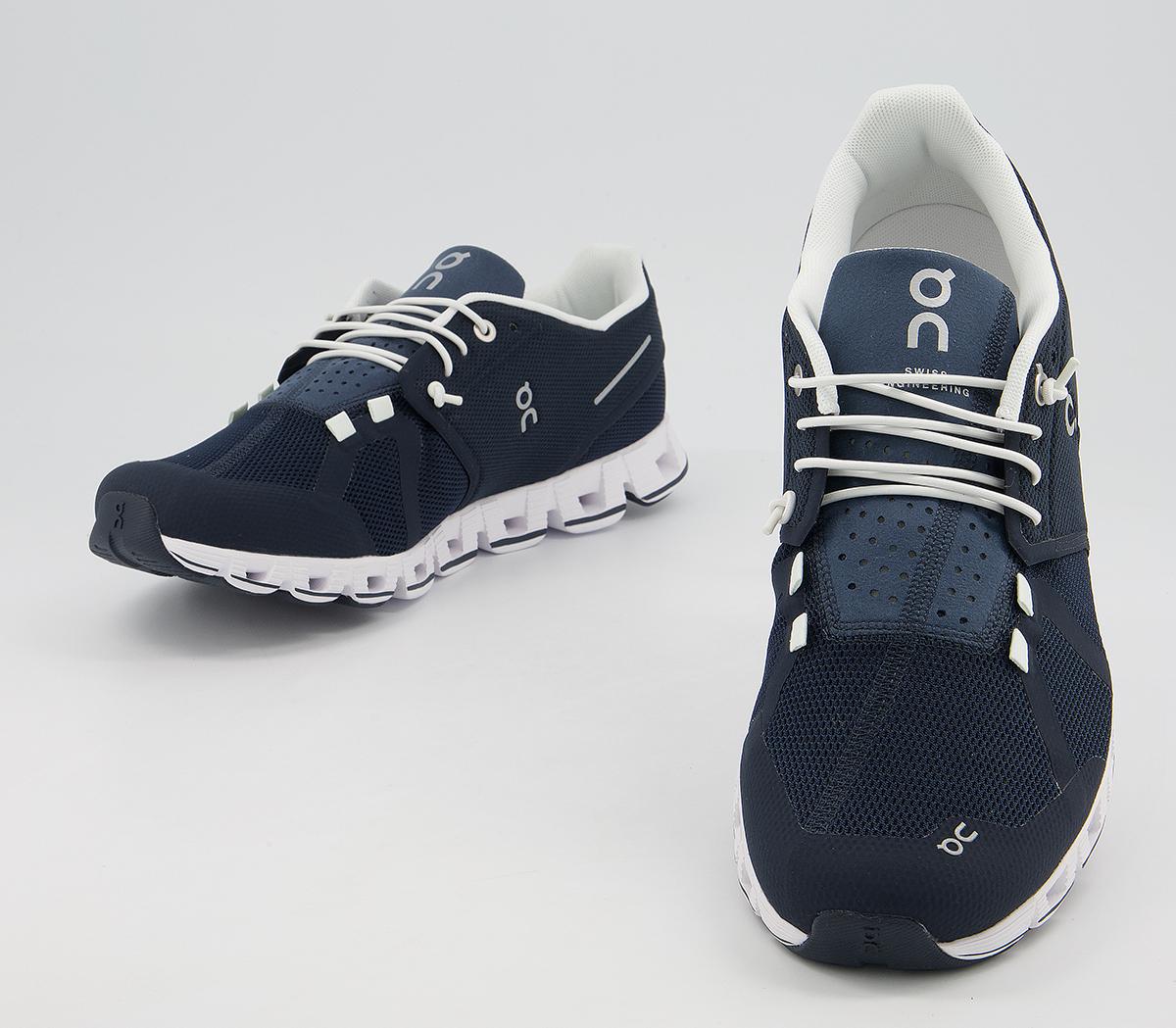 On Running Cloud Trainers Navy White - His trainers