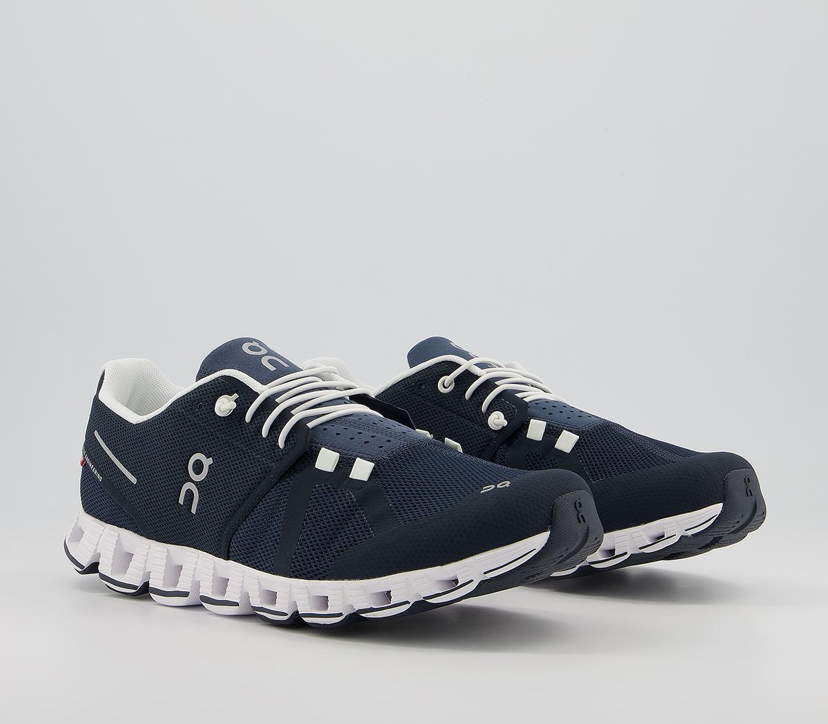 On Running Cloud Trainers Navy White His trainers On Running Cloud Trainers Navy White His trainers