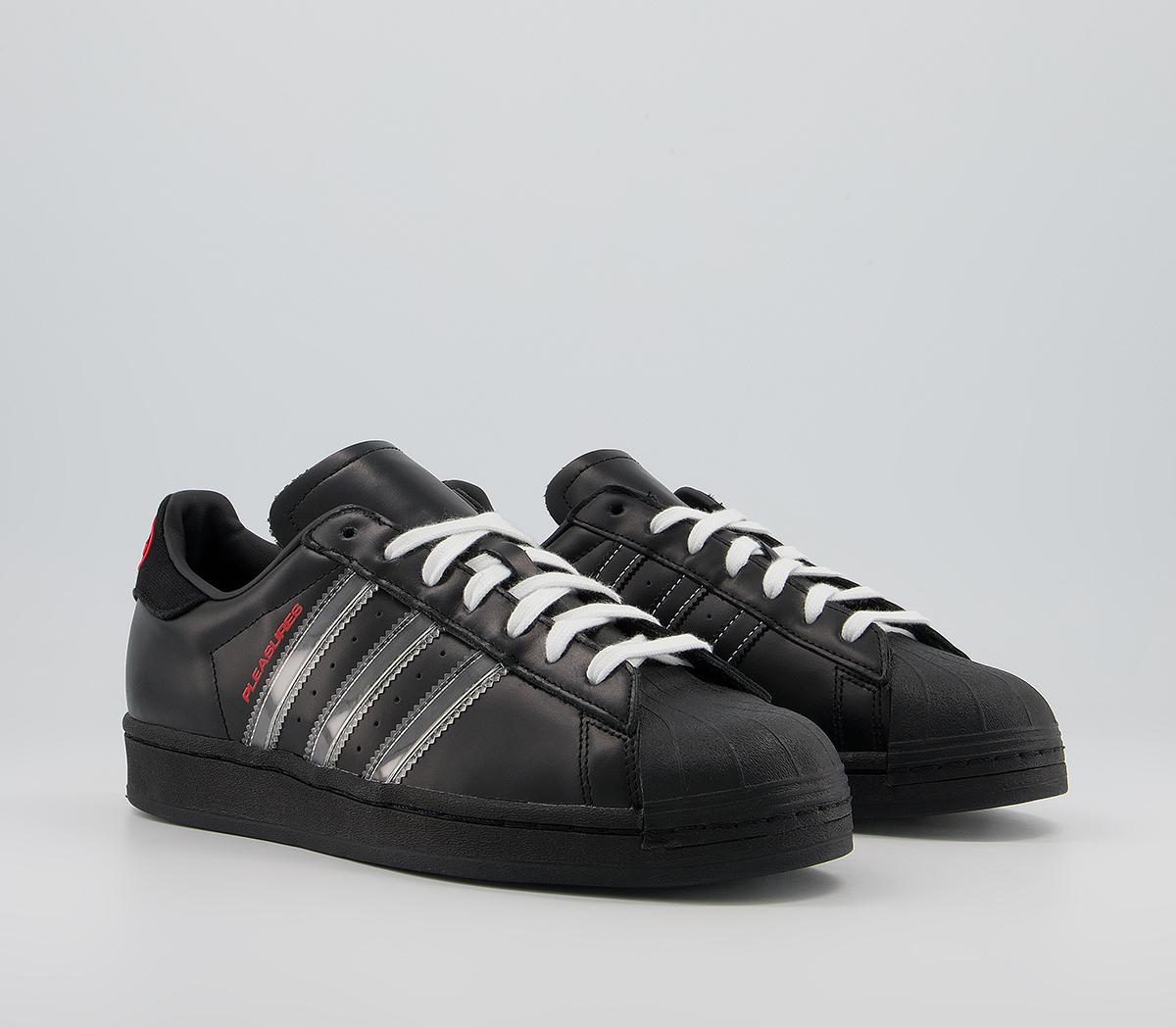 adidas Superstar Pleasures Trainers Pleasures Core Black - Hers trainers