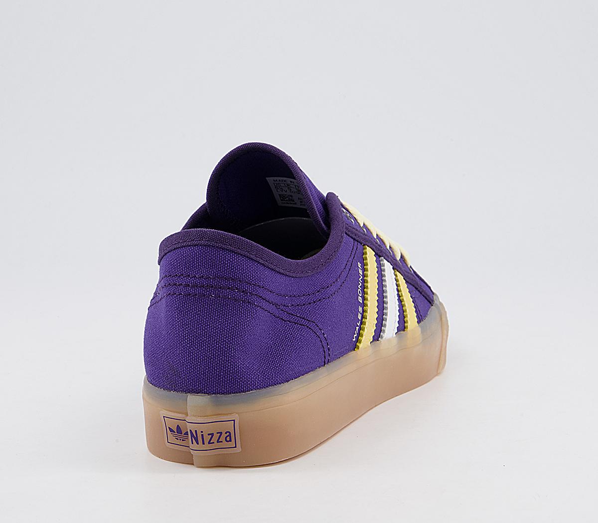wales bonner purple adidas edition nizza sneakers