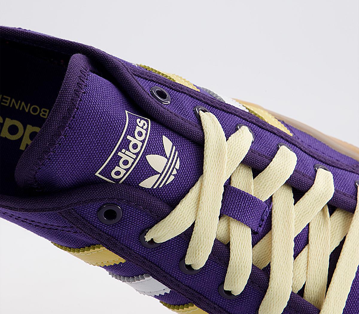wales bonner purple adidas edition nizza sneakers