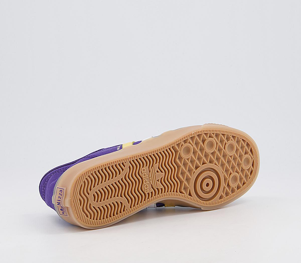wales bonner purple adidas edition nizza sneakers