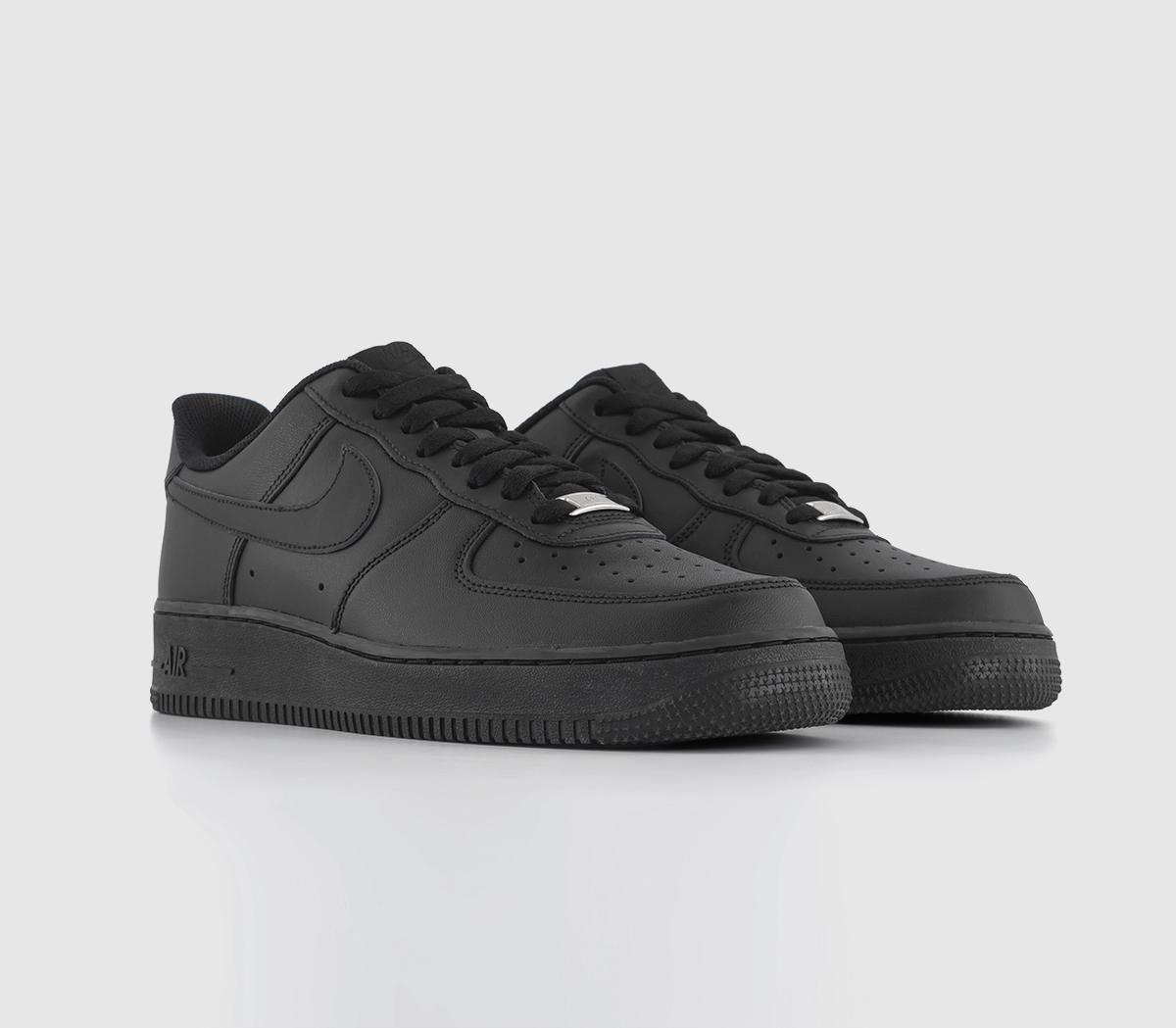 black air force 1 trainers