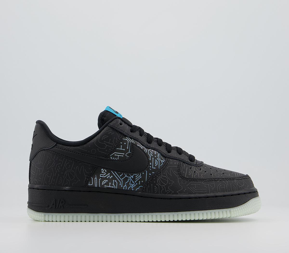 nike air force 1 trainers black