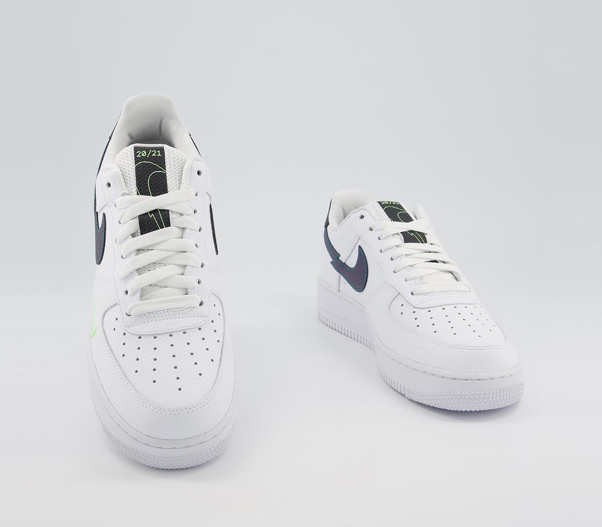 Nike Air Force 1 07 Trainers White Aquamarine Lime Glow Off Noir His Trainers Nike Air Force 1 07 Trainers White Aquamarine Lime Glow Off Noir His Trainers