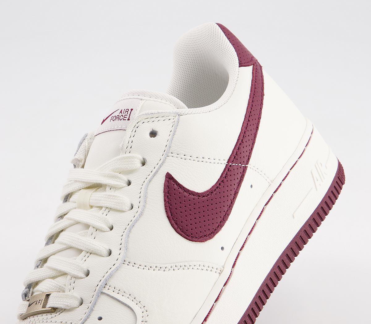 Nike Air Force 1 07 Trainers Craft Sail Dark Beetroot - His trainers