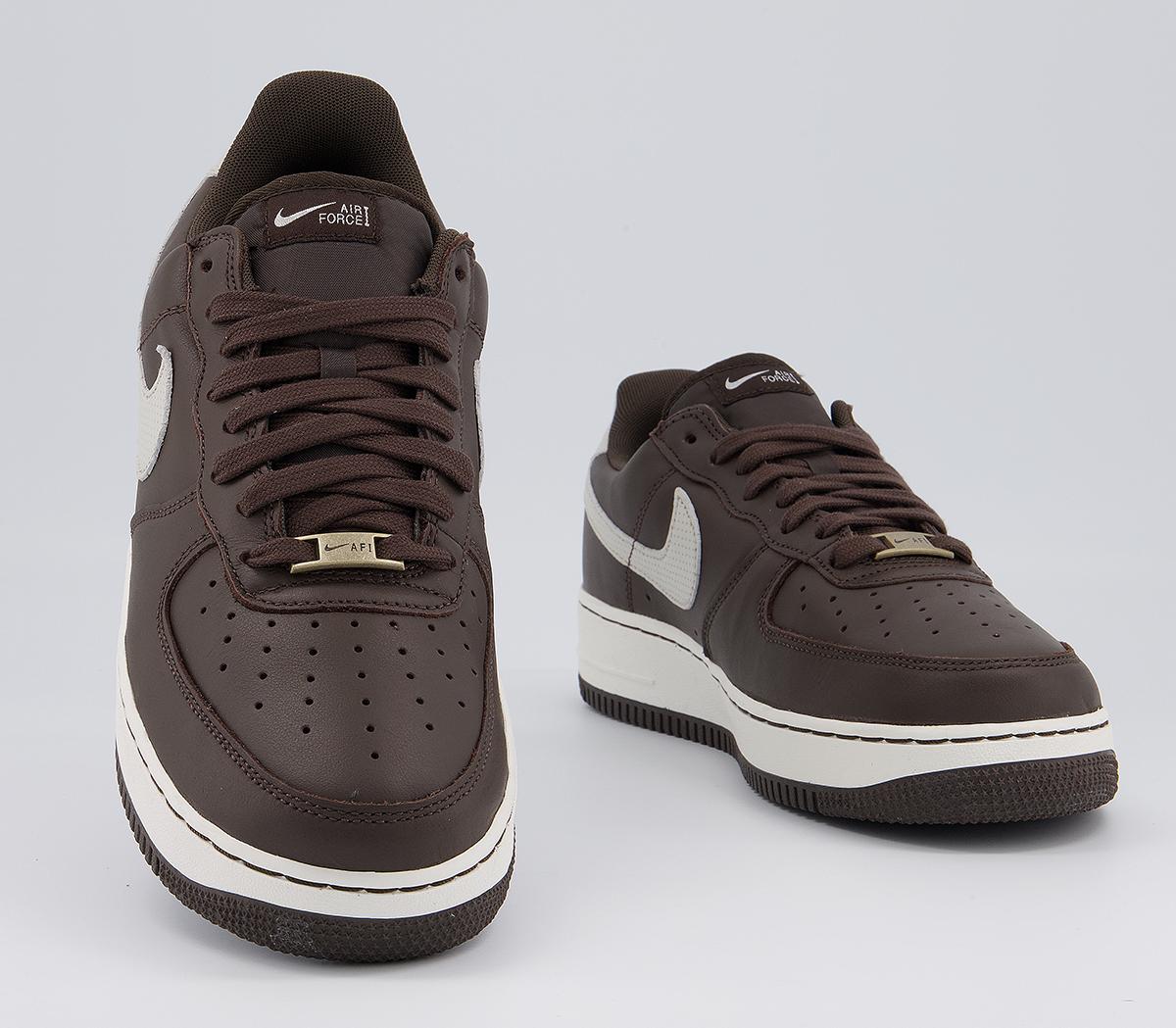 Nike Air Force 1 07 Trainers Craft Dark Chocolate Light Bone His Trainers