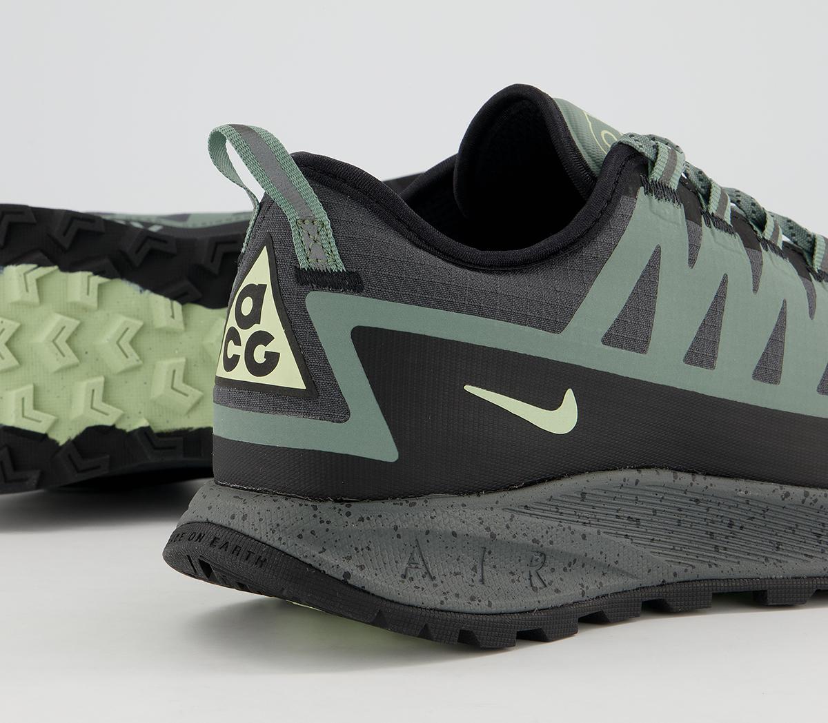 Nike Acg Air Nasu Gore-tex Trainers Clay Green Olive Aura - Unisex Sports