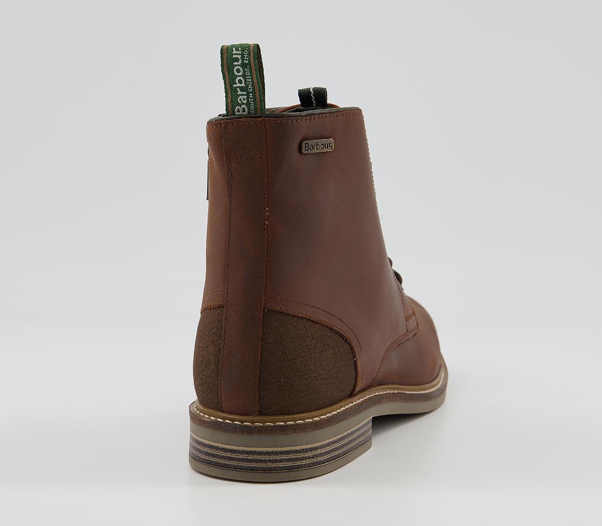 Barbour Seaham Lace Up Boots Brown - Boots