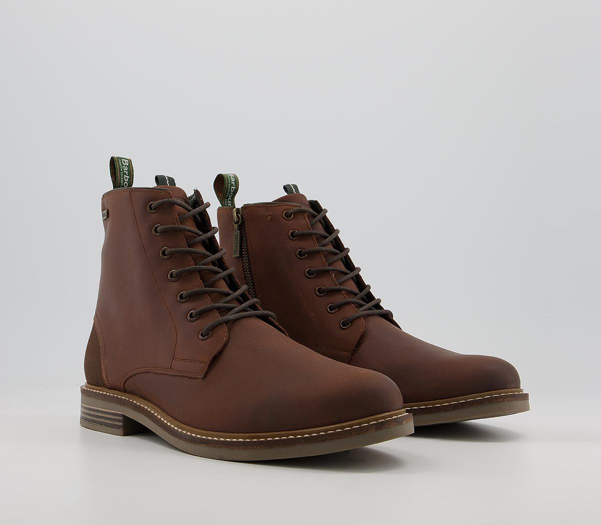 Barbour Seaham Lace Up Boots Brown - Boots