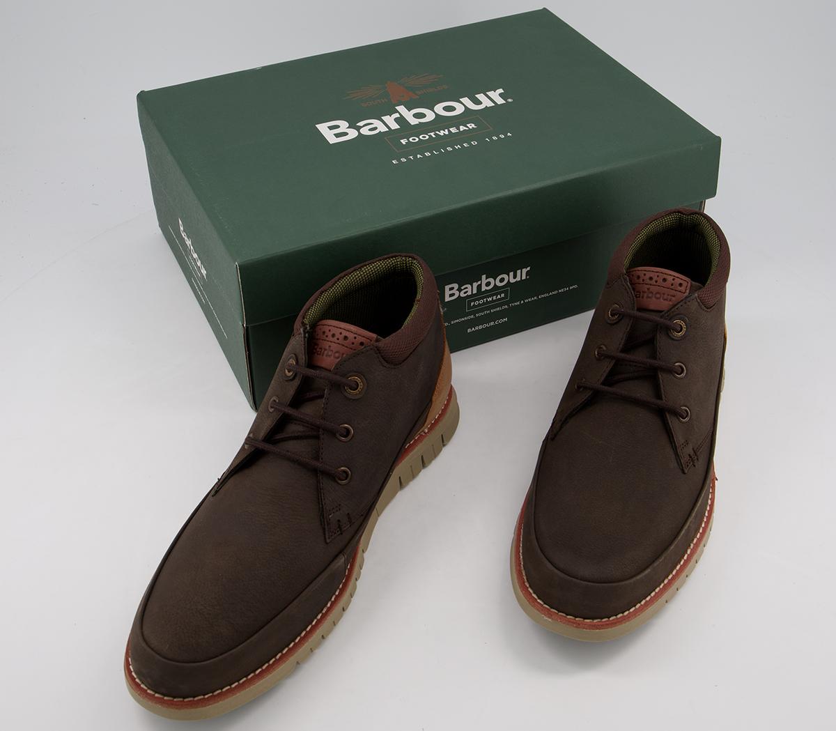Barbour Nelson Chukka Boots Brown - Menâs Boots