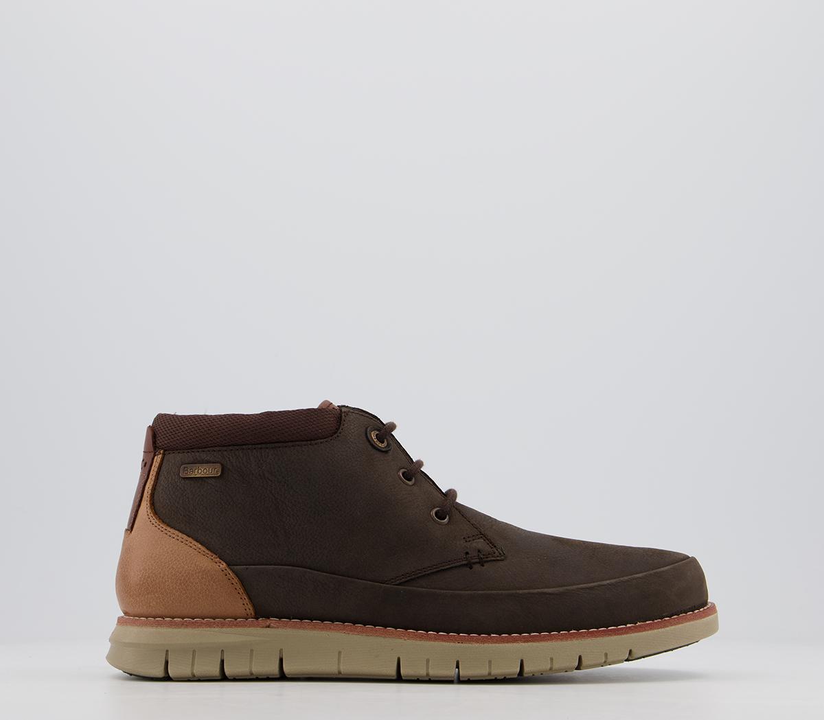 Barbour Nelson Chukka Boots Brown - Men’s Boots