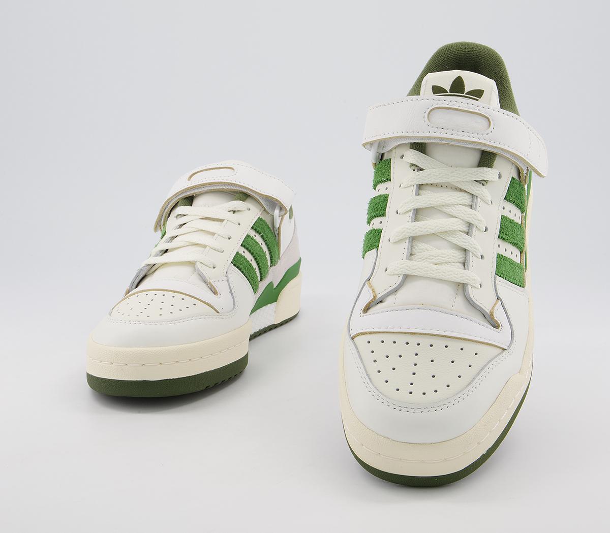 adidas Forum 84 Low Trainers White Green - Unisex Sports