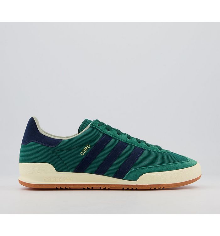 adidas Cord Trainers CORE NAVY GREEN WHITE,Blue
