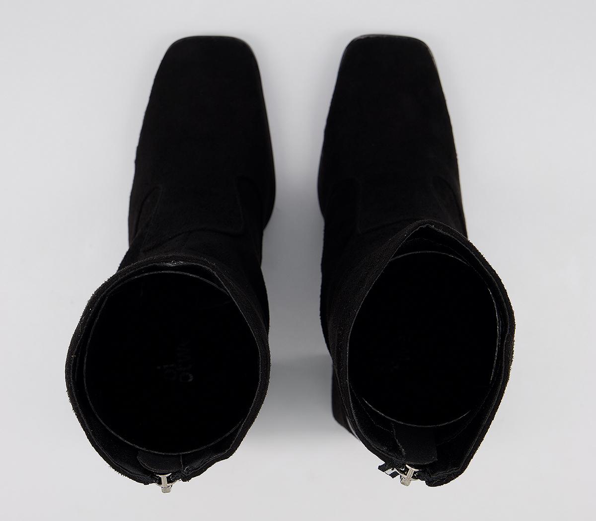 Koi Footwear Back Zip Boots Black - Knee High Boots