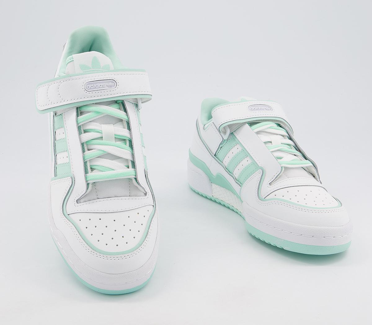 adidas Forum Plus Trainers White White Mint Purple - Hers trainers