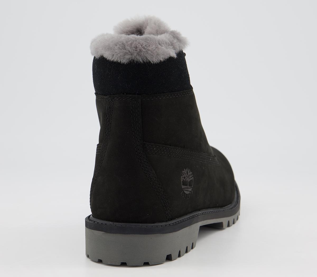timberland 6 in premium fur warm lined boot