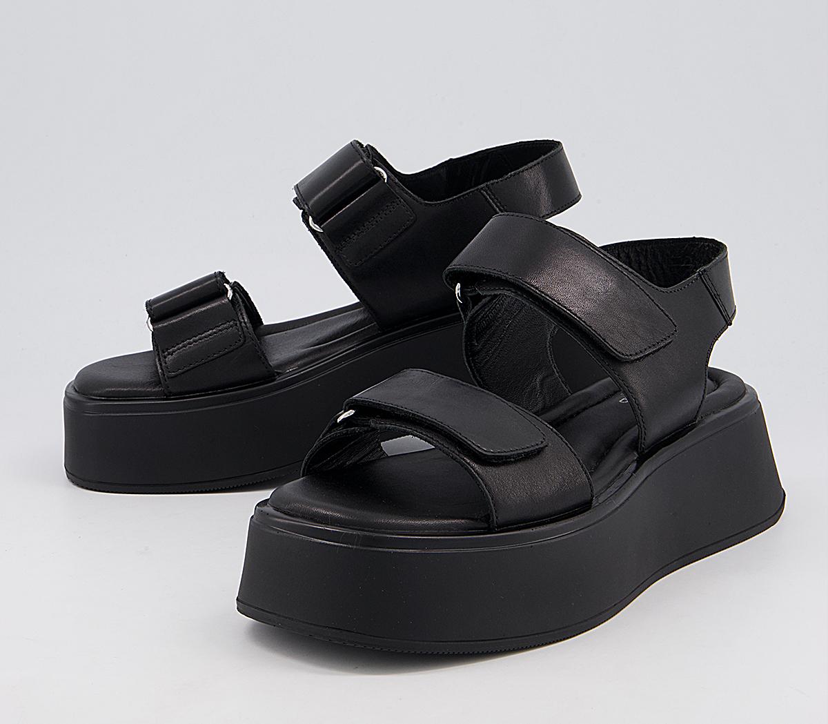 Vagabond Shoemakers Courtney 2 Strap Sandals Black - Women’s Sandals
