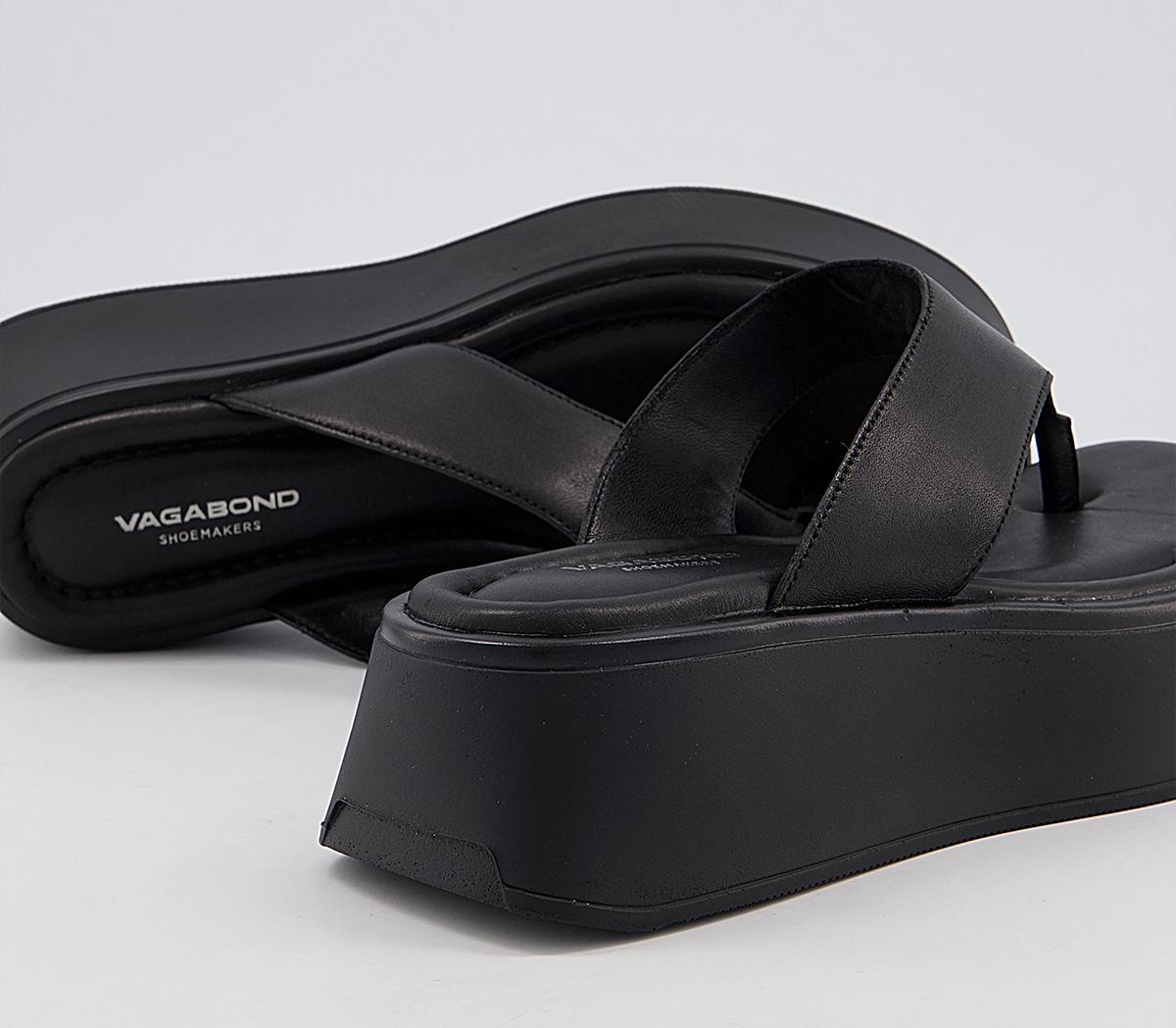 Vagabond Shoemakers Courtney Toe Thong Sandals Black ...