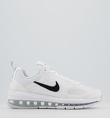 white and cream nike trainers