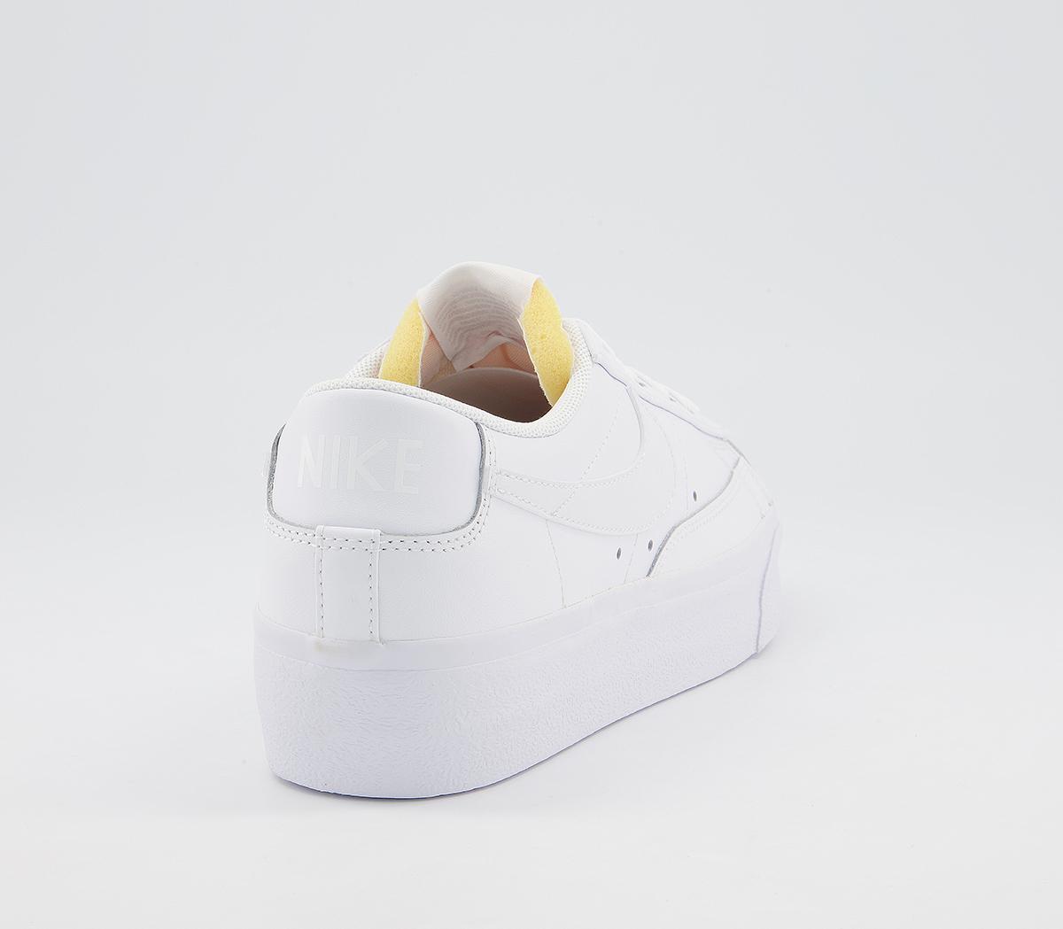 nike blazer low platform trainers