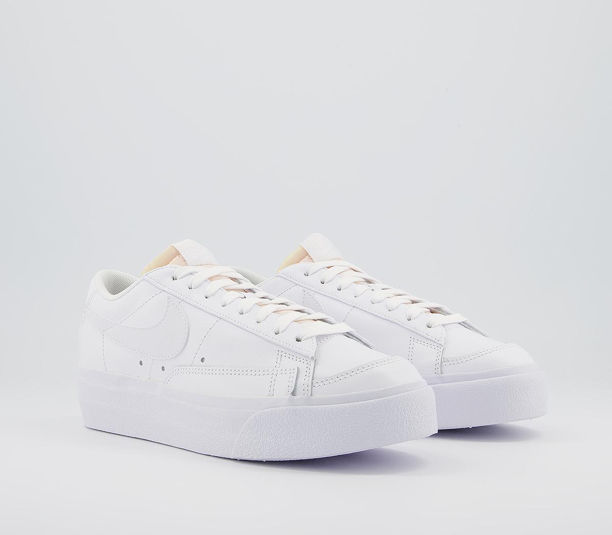 nike blazer low platform trainers