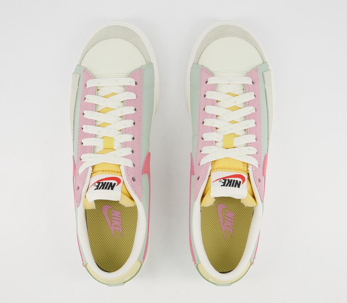 nike blazer platform seafoam
