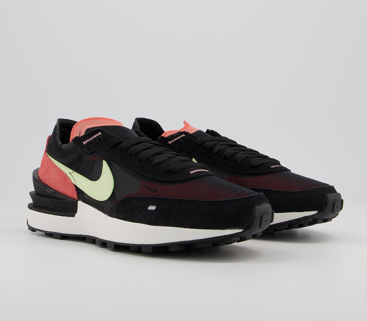 nike waffle one lime ice