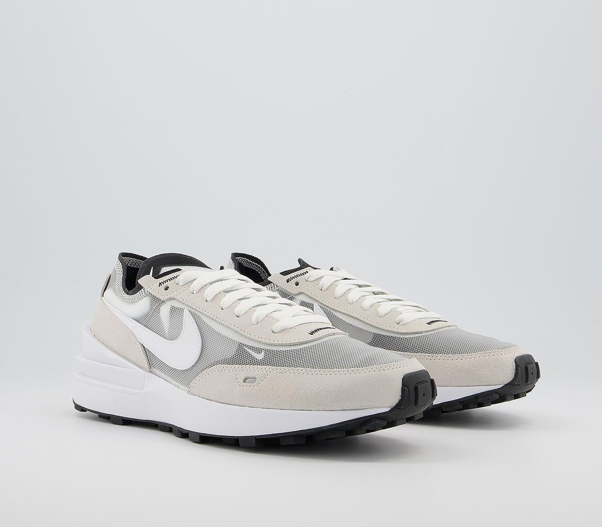 Nike Nike Waffle One Trainers Summit White Grey White Black Orange ...