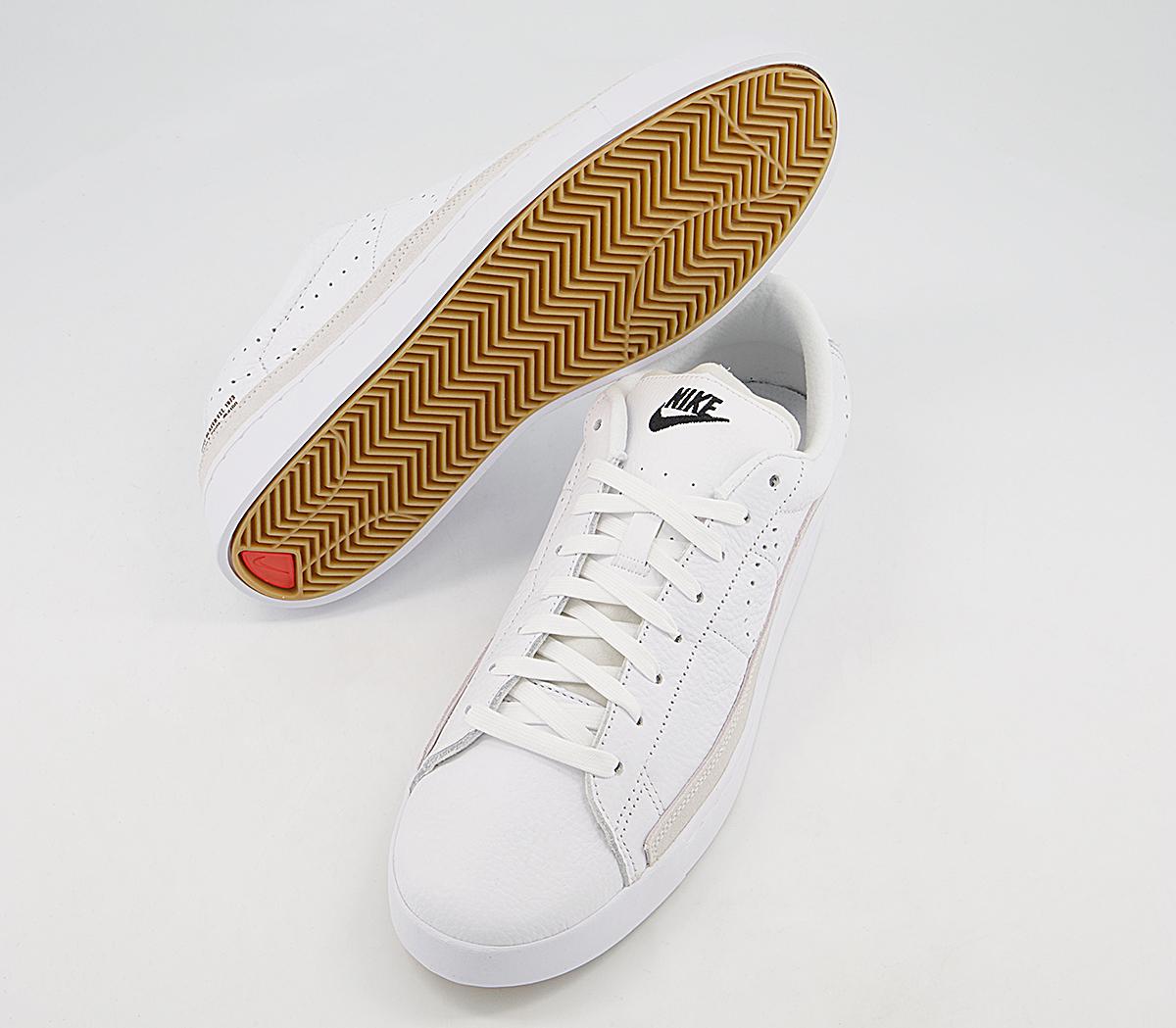 nike blazer low white gum