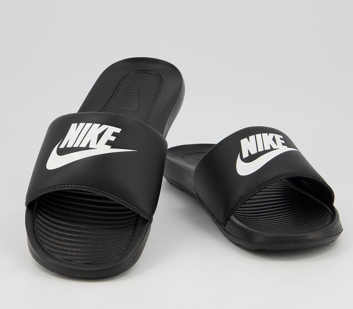 Nike Victori One Slides Black White - Men’s Sandals