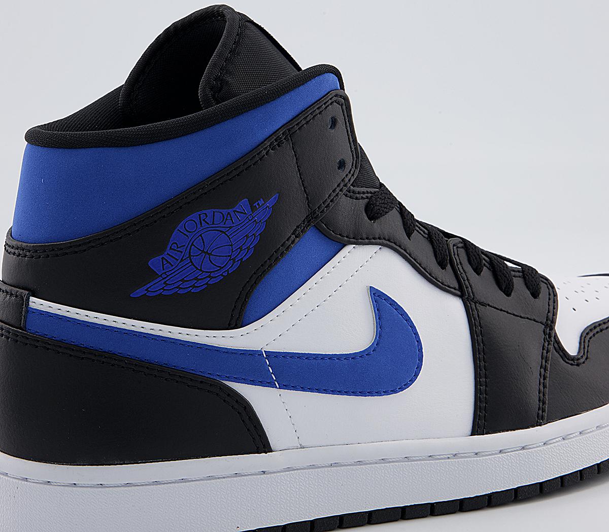 jordan air 1 mid white racer blue