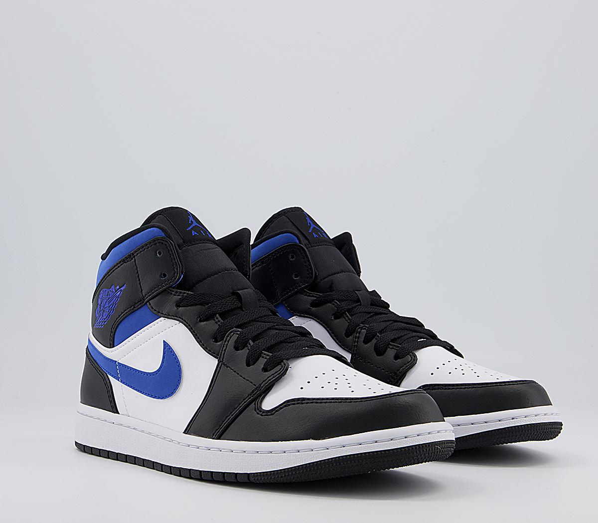 jordan air 1 mid white racer blue