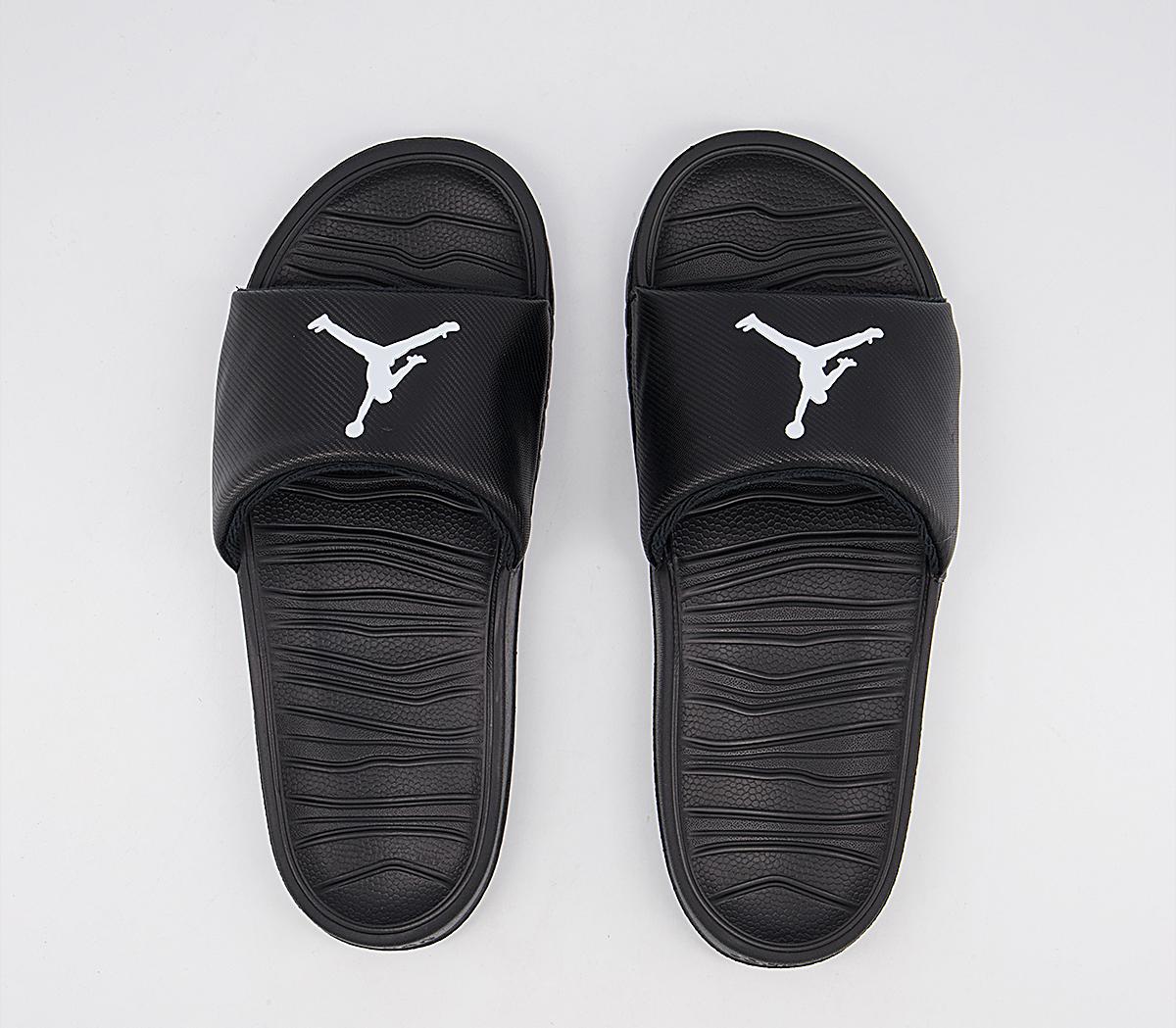 Jordan Jordan Break Slides Black White Men’s Sandals