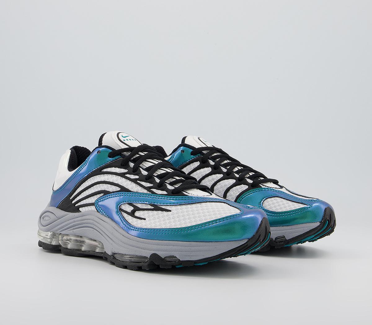 Nike Air Max Tn 99 Trainers White Aqua Marine Black Wolf Grey - His ...