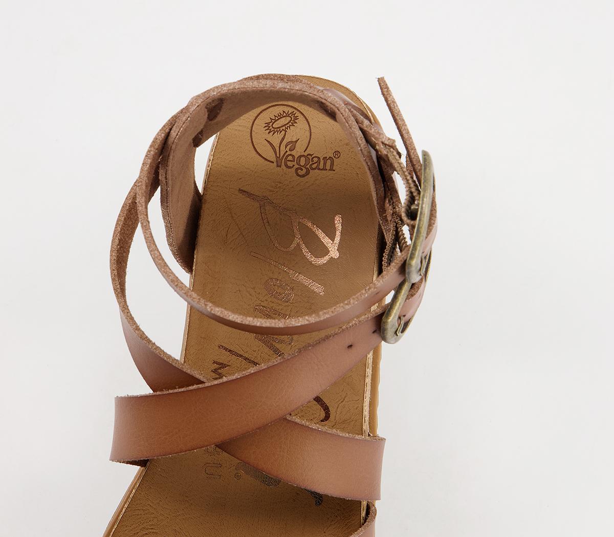 blowfish malibu tan fandie vegan sandals