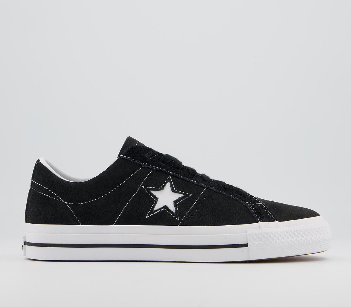 Converse One Star Pro Trainers Black 