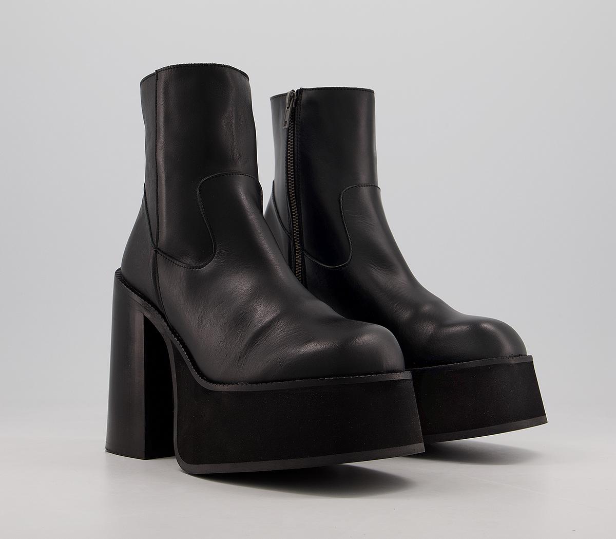 Kaltur Platform Boot Black - Ankle Boots