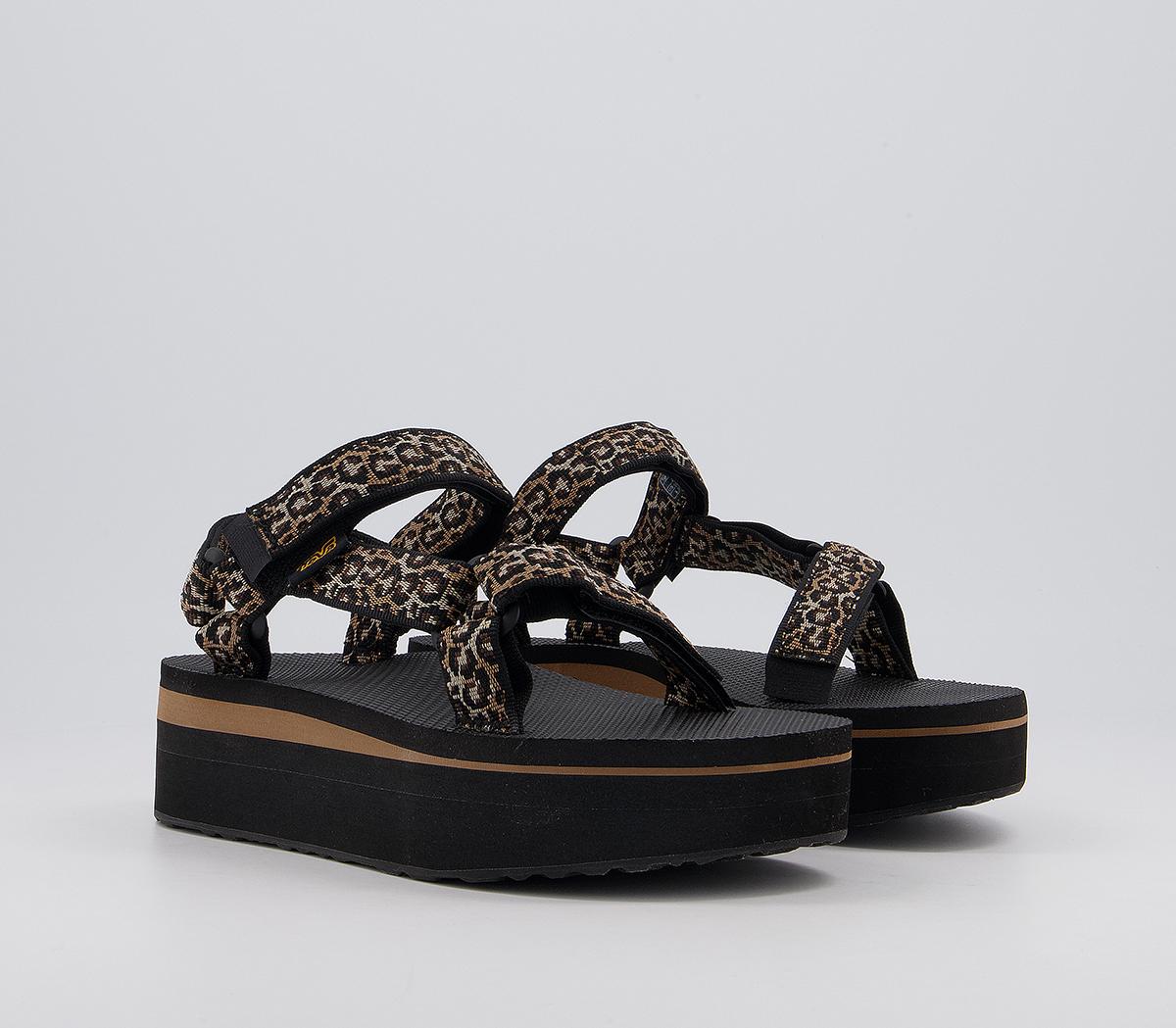 Teva Flatform Universal Sandals Leopard - Women’s Sandals