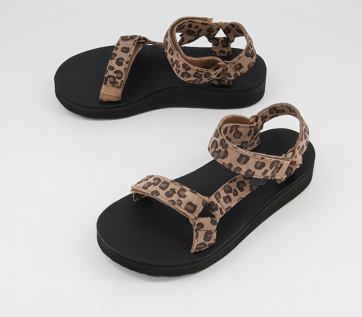 teva midform leopard print