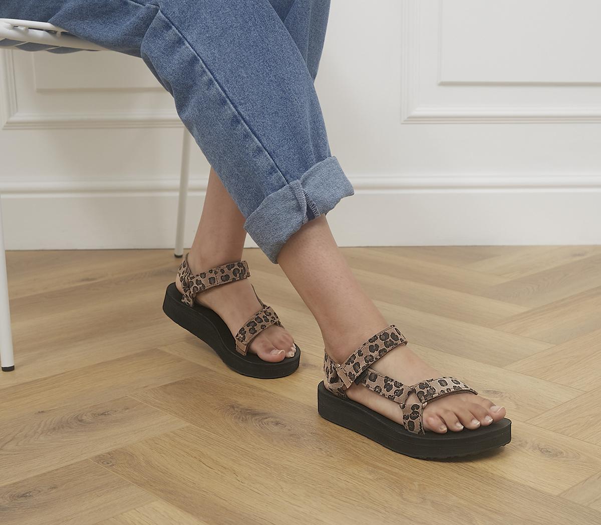 teva midform leopard print